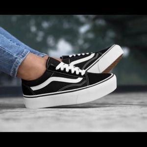 VANS platform sneakers!!